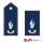 Set Schulterklappe mit Druckknopf + Überziehschlaufen Kreis Kinder-/Jugendfeuerwehrwart*in