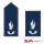 Set Schulterklappe mit Durchlass + Überziehschlaufen Kreis Kinder-/Jugendfeuerwehrwart*in