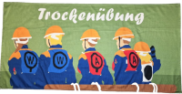 Handtuch Trockenübung