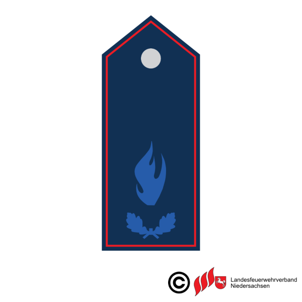Schulterklappe mit Druckknopf Kinder-/Jugendfeuerwehrwart*in