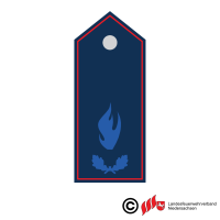 Schulterklappe mit Druckknopf Kinder-/Jugendfeuerwehrwart*in